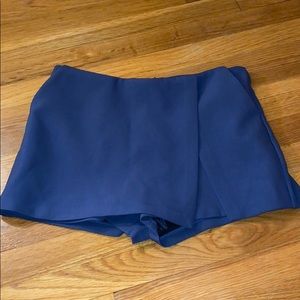 Dark blue envelope skort